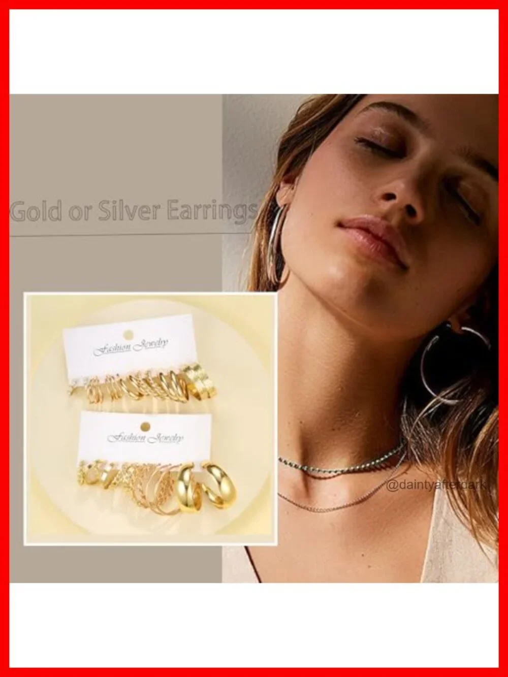 46 Pairs Gold Hoop Earrings Set for Women, Hypoallergenic Chunky Twisted Pearl